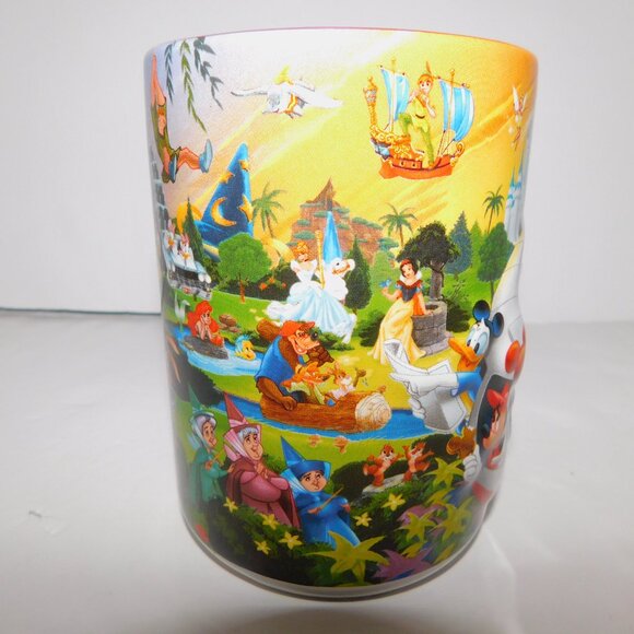 2 Disney World Parks Characters Riding Rides Mugs Grandma & Grandpa Green Purple - Picture 6 of 10